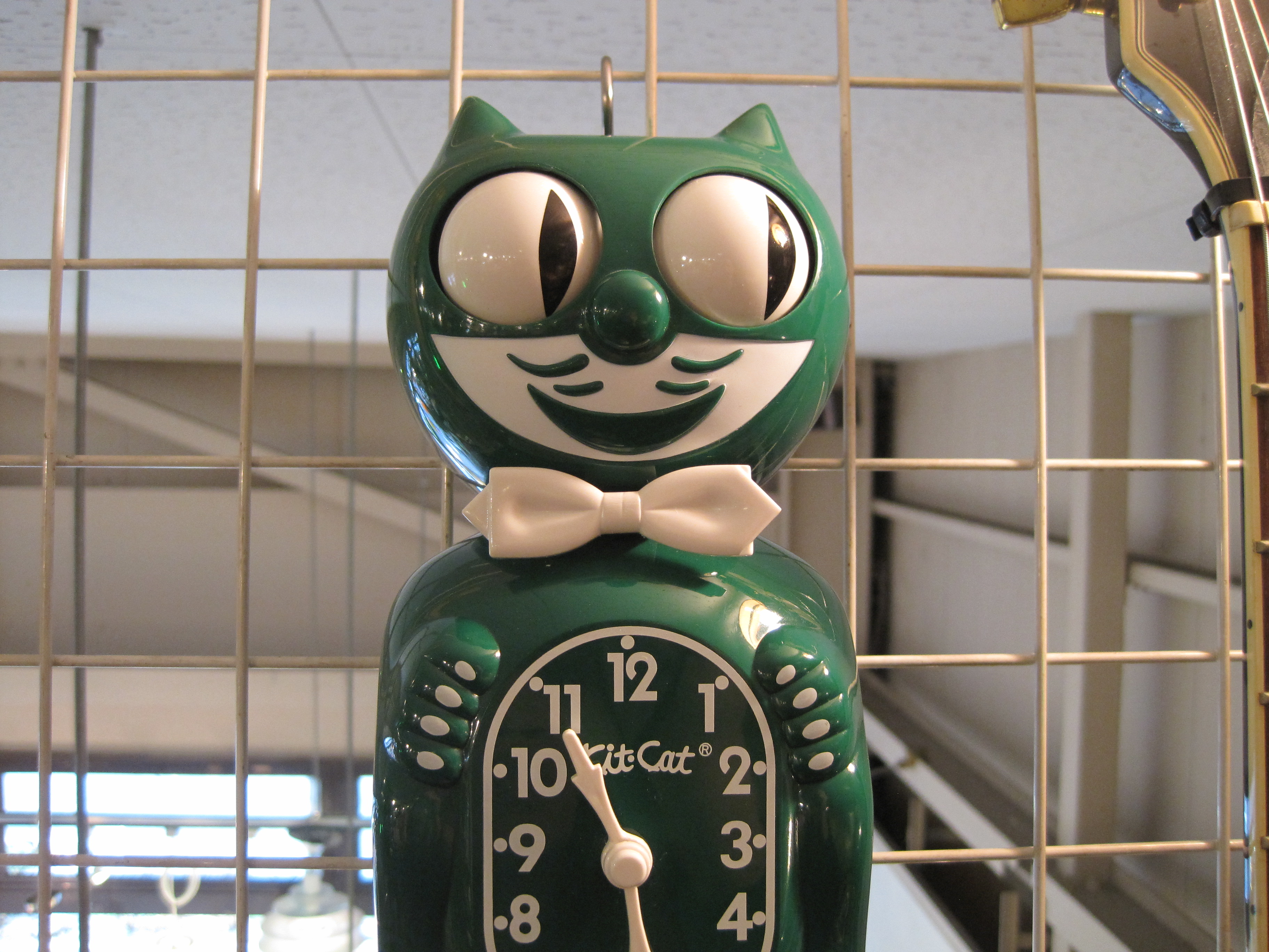 箱付き】kit-cat klock キットキャットクロック グリーン - 掛時計/柱時計